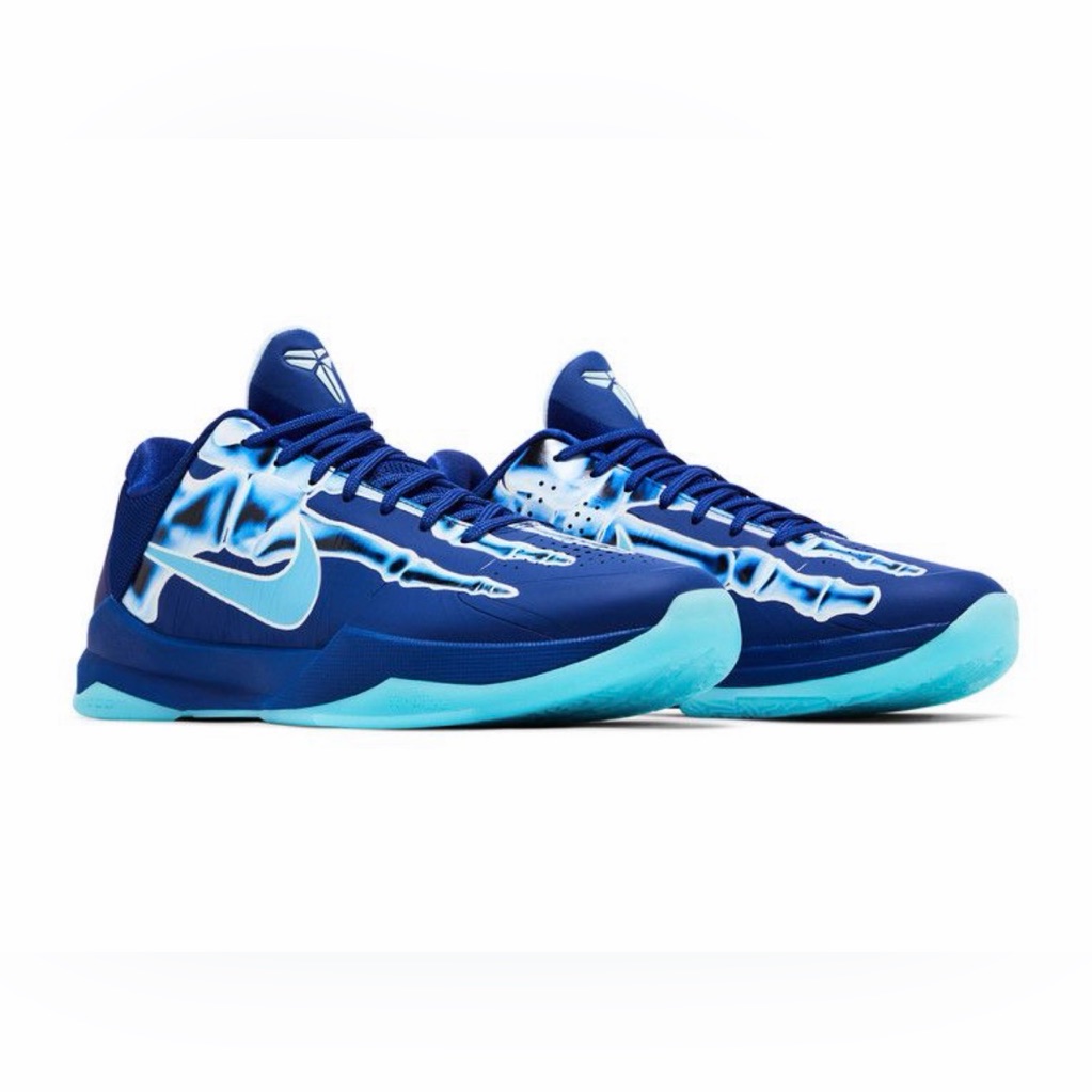 Nike Zoom Kobe 5 Protro X-Ray Basketball Shoes Hj4303 400 Mens Sz 14 Deep Royal